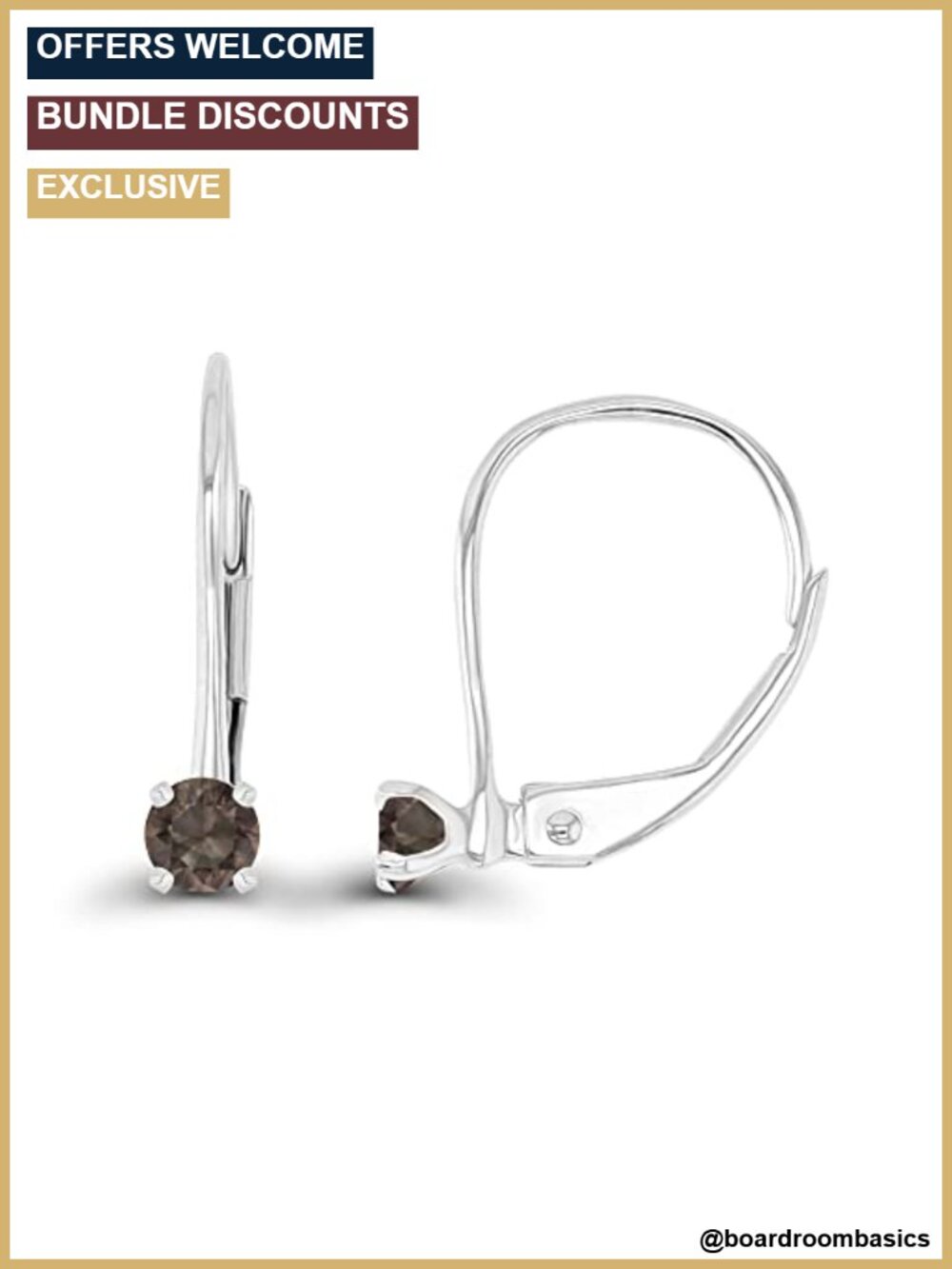 14k Gold Plated 925 Sterling Silver 3mm Round Hypoallergenic Genuine Birthstone